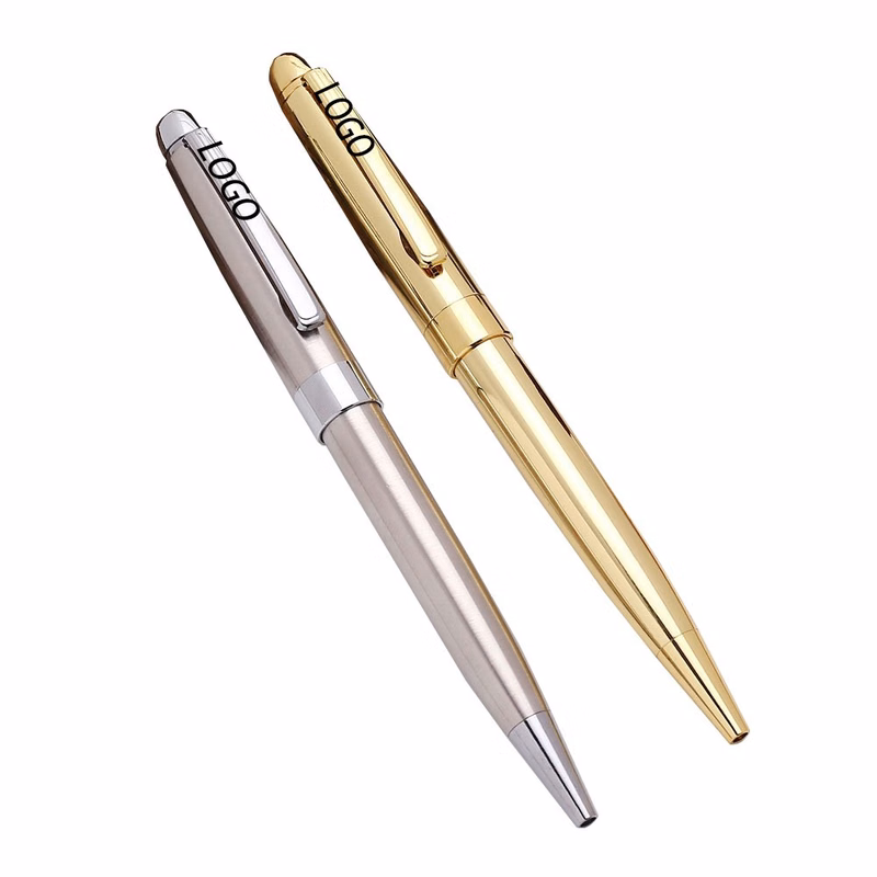 Retractable Metal Ballpoint Pen