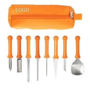 Halloween 8 Piece Pumpkin Carving Tool Kit 1