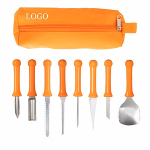 Halloween 8 Piece Pumpkin Carving Tool Kit