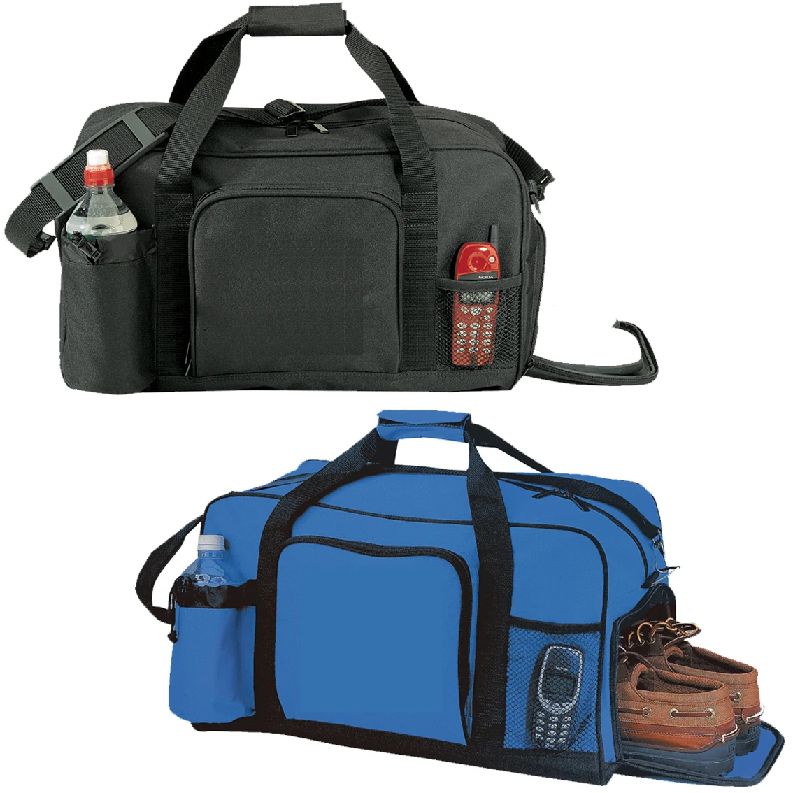 Polyester Duffel Bag with Shoe Storage 1