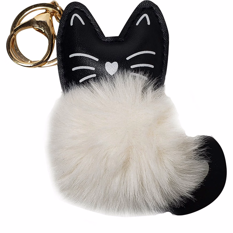 Cat Super Plush Keyring