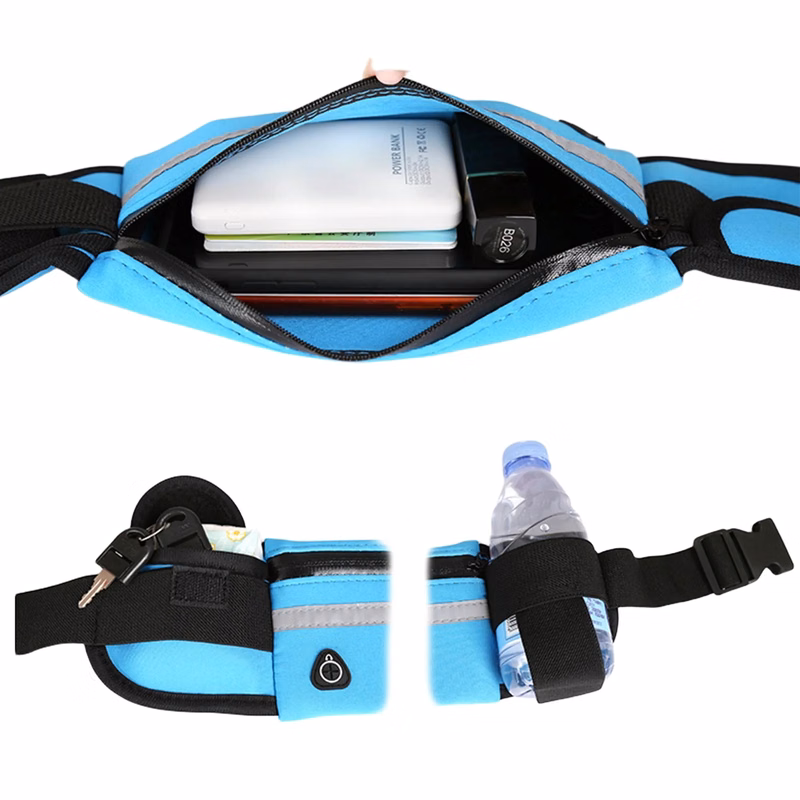 MOQ 100pcs Outdoor Waterproof Waist Pack With Kettle Crotch