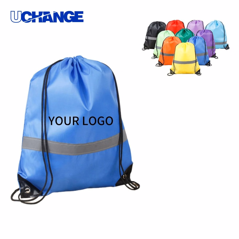 Neon Drawstring Bag Backpack Vibrant for Sports and Travel