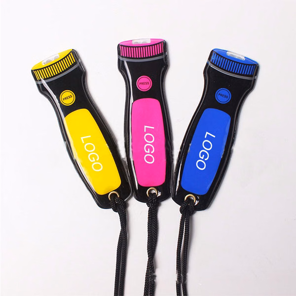 LED PVC Flashlight With Magnet & Strap