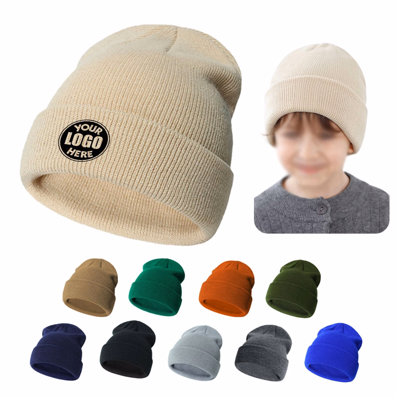 Custom Kids Woolen Knitted Beanie