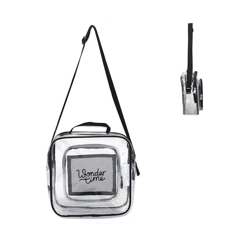 Clear Transparent PVC Crossbody Bag 1
