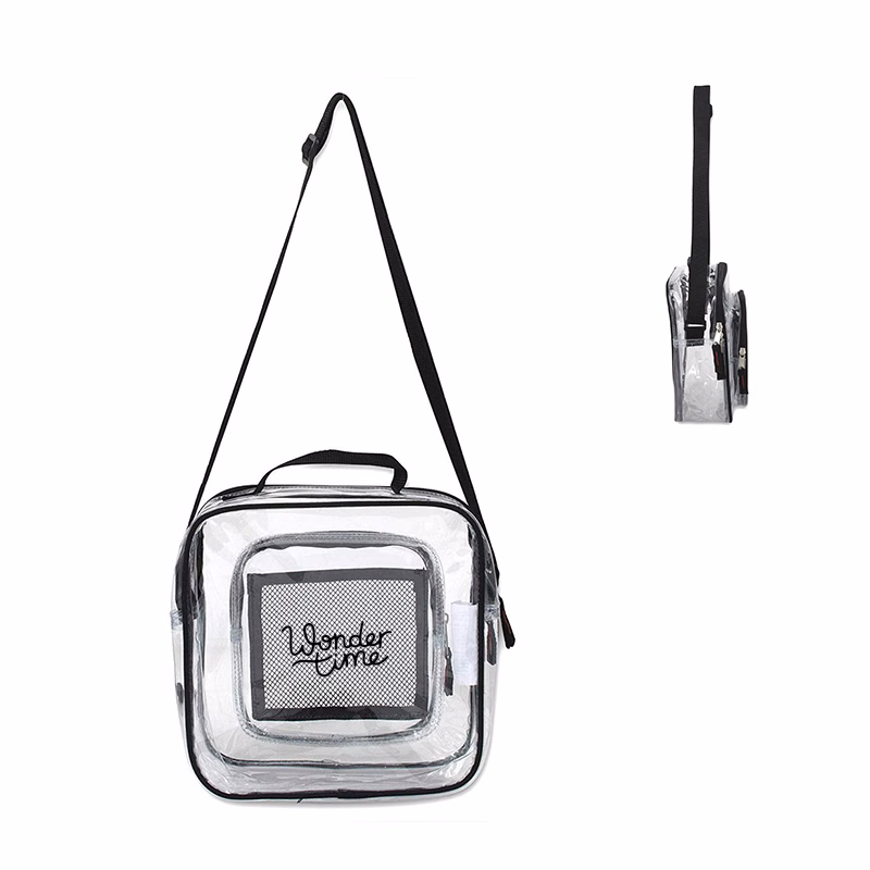 Clear Transparent PVC Crossbody Bag