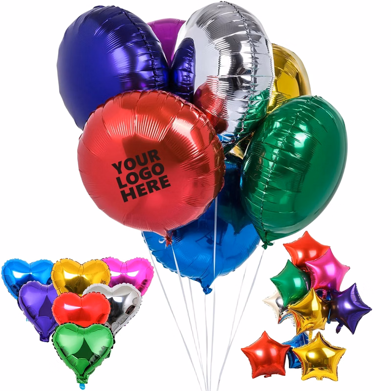 18 inches Foil Mylar Balloon MOQ100