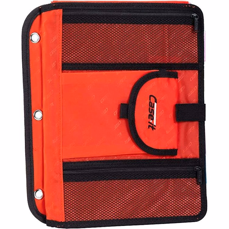 Case-It 5 Tab Binder Insert - Red