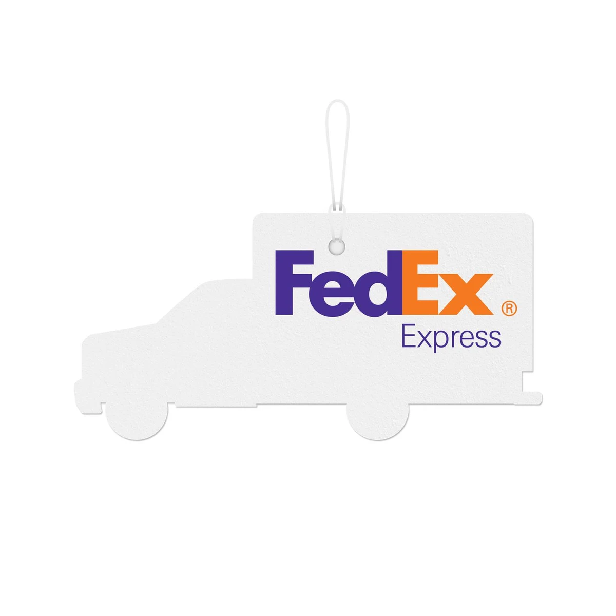 Box Truck Stock Shape Air Freshener 1