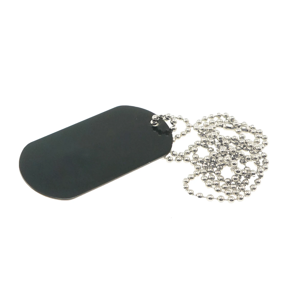 Laser Engraved Ball Chain Dog Tag 1