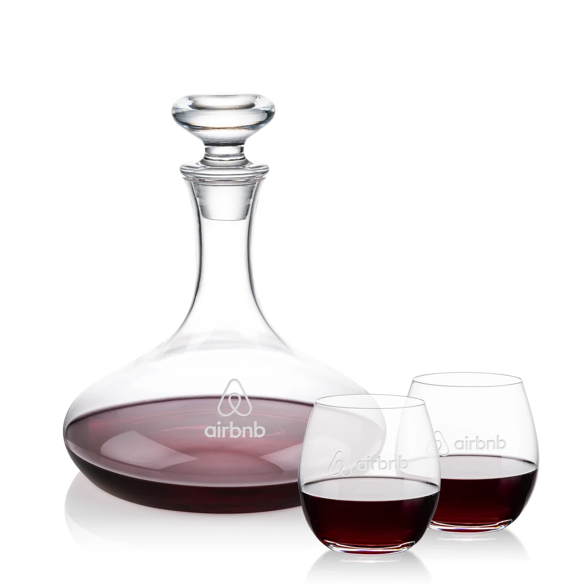 Elliston Decanter & Redmond Stemless Wine Set 1