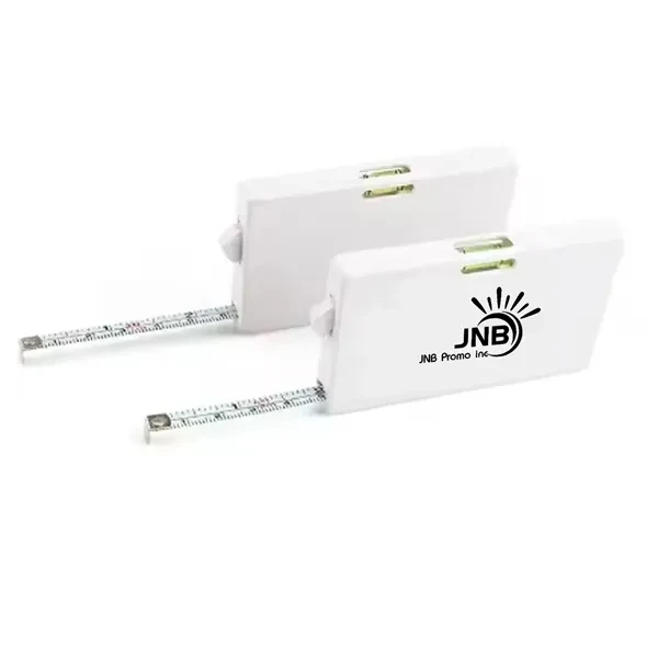 Rectangular Steel Tape Measure & Level (3/6 Ft) 1