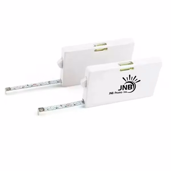 Rectangular Steel Tape Measure & Level (3/6 Ft)