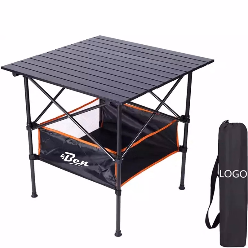Portable Folding Table Camping With Storage Bag Heavy Duty