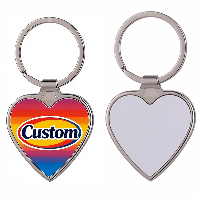 Heart Zinc Alloy DIY Key Blank