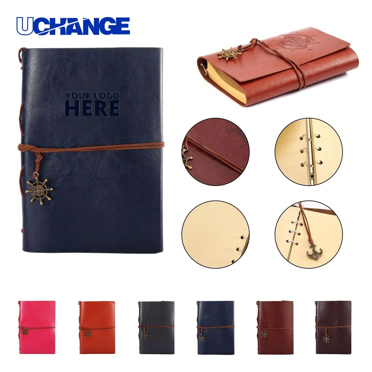 Vintage Refillable Diary Notebook Journal 1