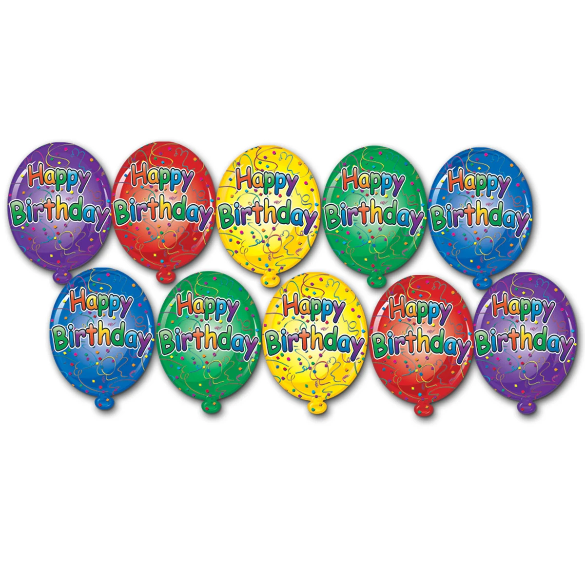 Mini Happy Birthday Cutouts 1
