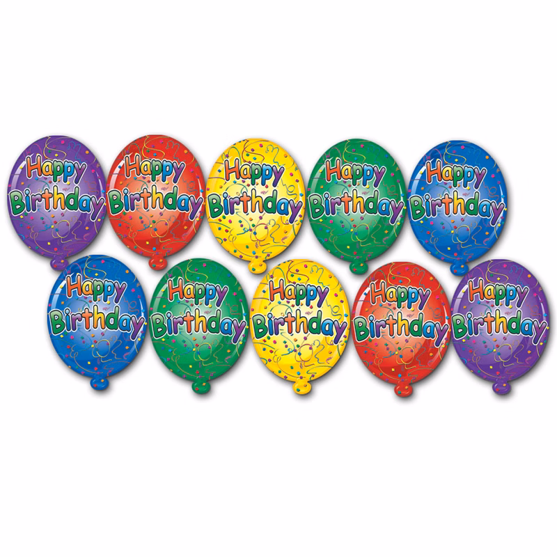 Mini Happy Birthday Cutouts