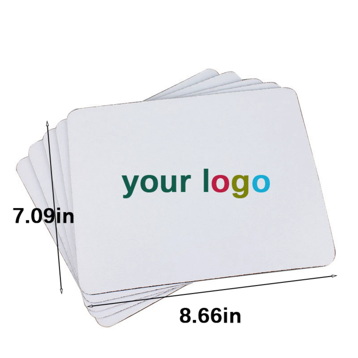 Full Print Square Desk Mouse Mat 1