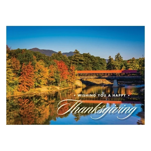 Mountain View Thanksgiving Greeting Card 1