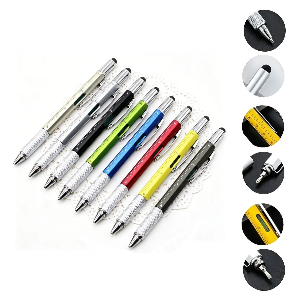 6 In 1 Utility Multi Tool Pen With Custom Logo 1