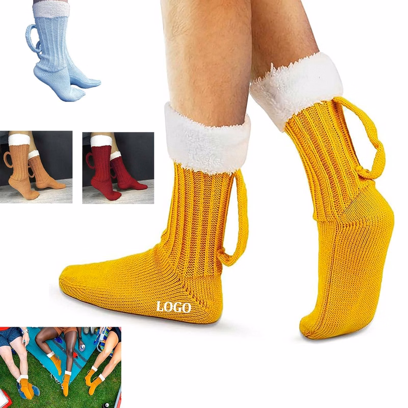Men's And Women's Fun Beer Socks