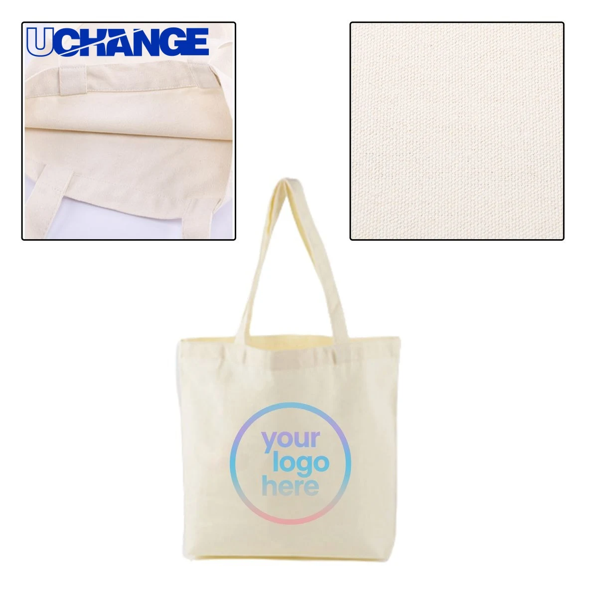 Heavy Duty Cotton Tote Bag, custom tote bag with logo imprint 1
