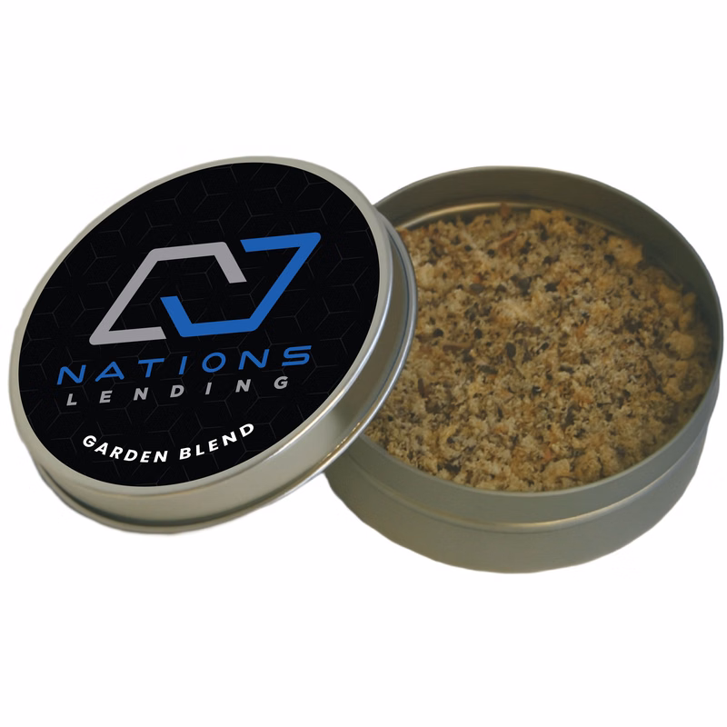 Garden Blend Seasoning and Dip Mix in 4 Oz. Tin