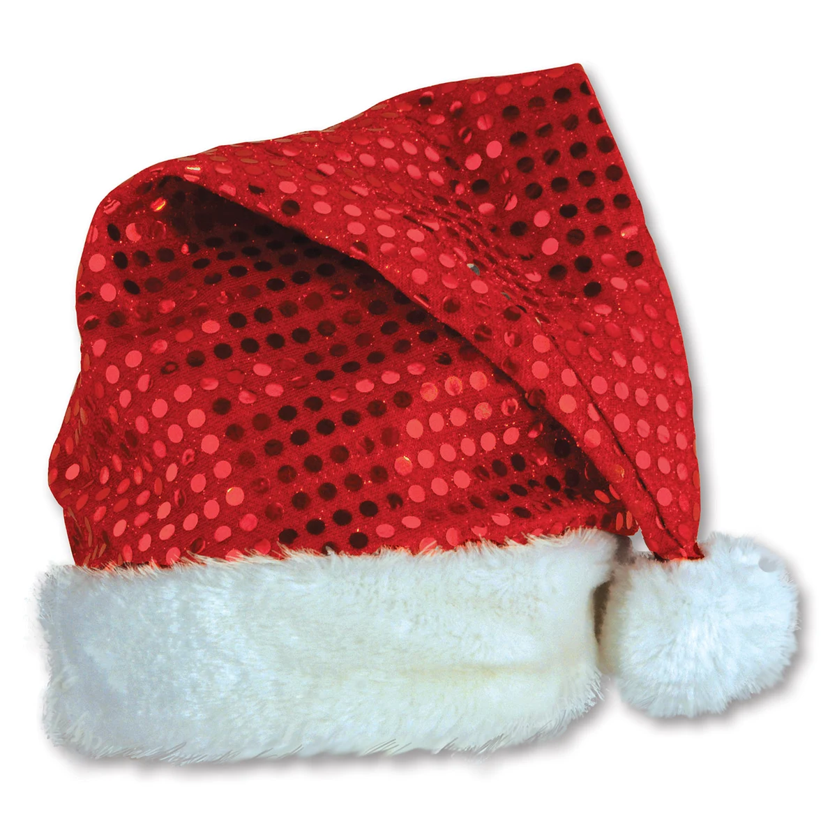 Sequin Sheen Santa Hat 1