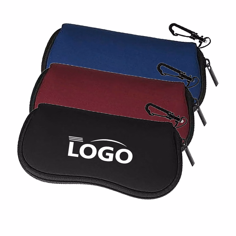 Zipper Neoprene Eyeglass Case Protection Sunglasses