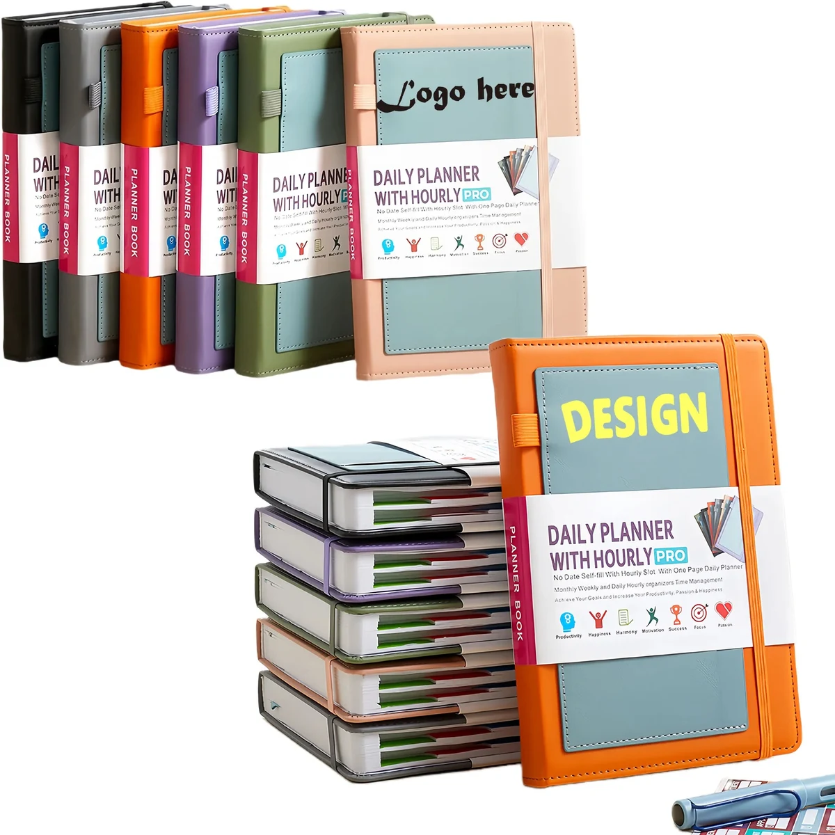 Premium Self Filling Daily Planner No Date A5 Notebook 1