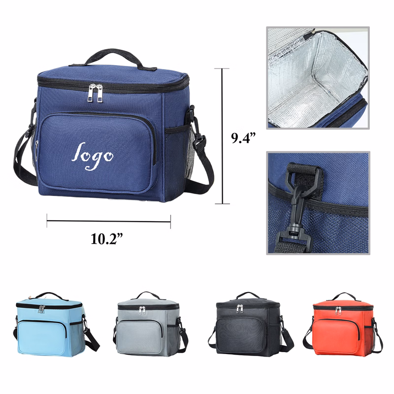MOQ50 Insulated Aluminum Foil Picnic Cooler Lunch Bag