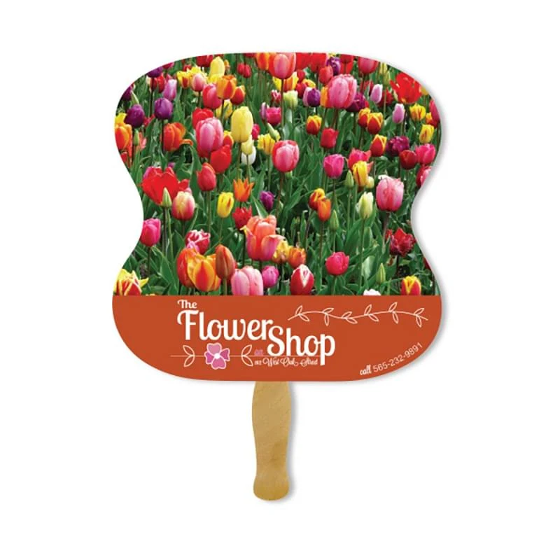Deluxe Hand Fan- Hour Glass 1