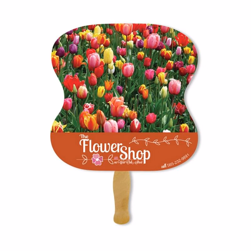 Deluxe Hand Fan- Hour Glass
