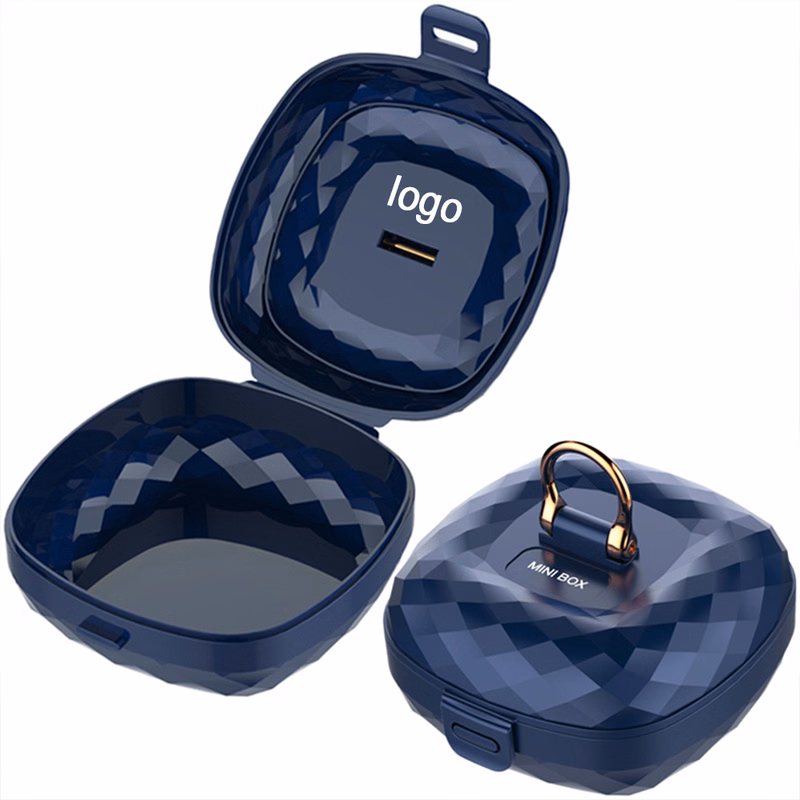 Elegant Portable Mini Box with Geometric Design