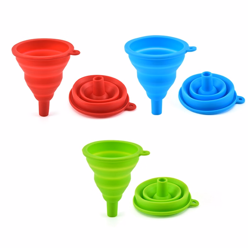 Collapsible Silicone Funnels