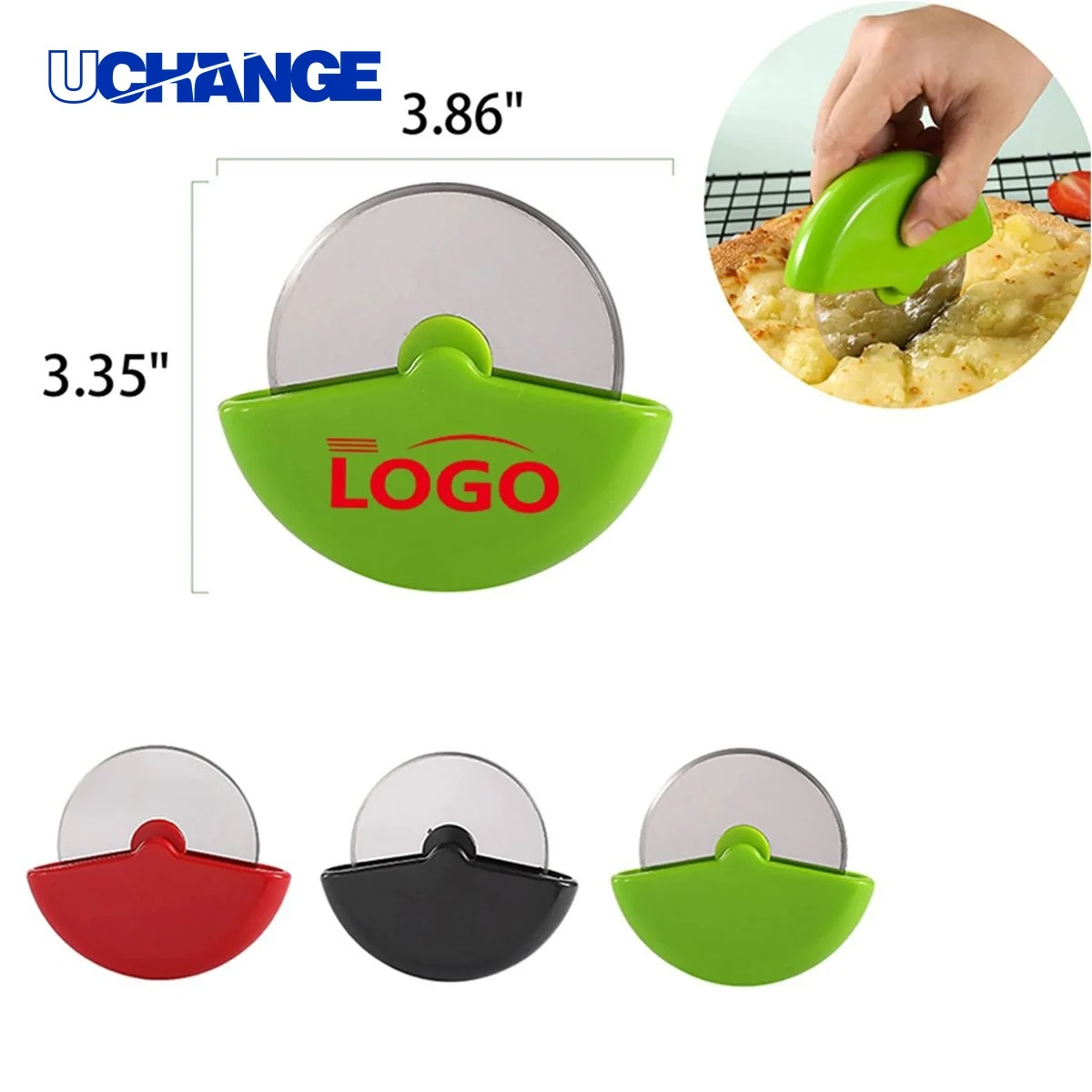 Stainless Steel Pizza Cutter for Home Kitchen Use 1