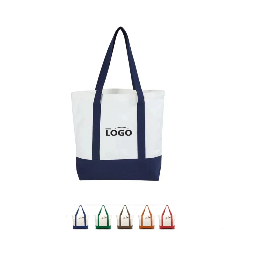 Canvas Tote with Reinforced Base, custom tote bag with logo imprint 1