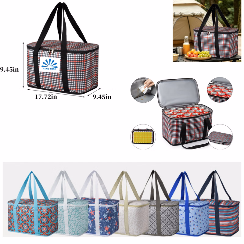 Outdoor Camping Picnic Handheld Thermal Cooler Bag