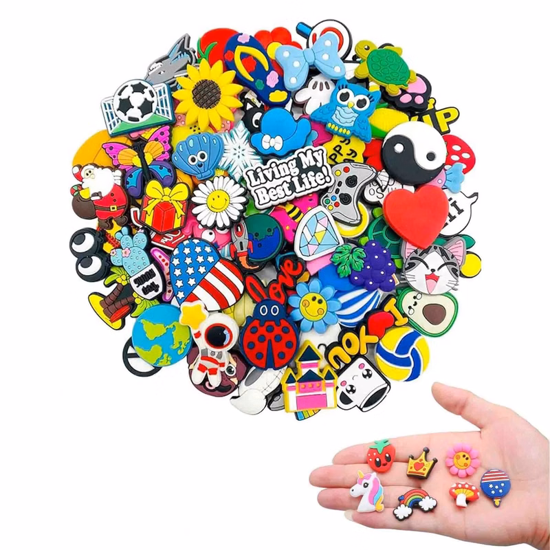 Custom High Quality PVC Shoe Charms-MOQ is 50pcs