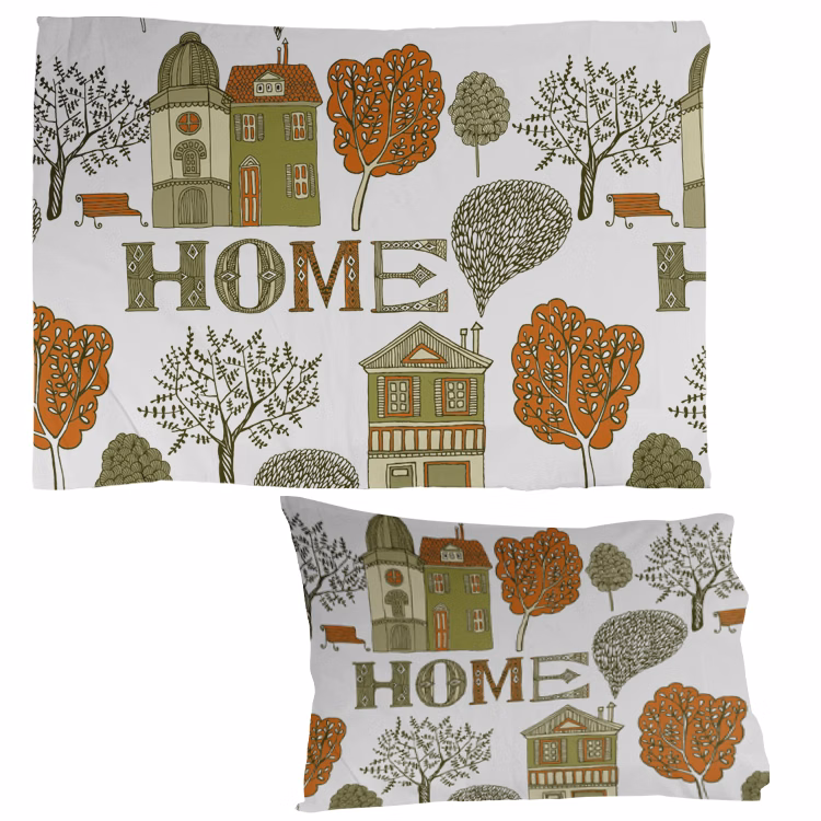 Traditional Two Side Full Color Pillow Case