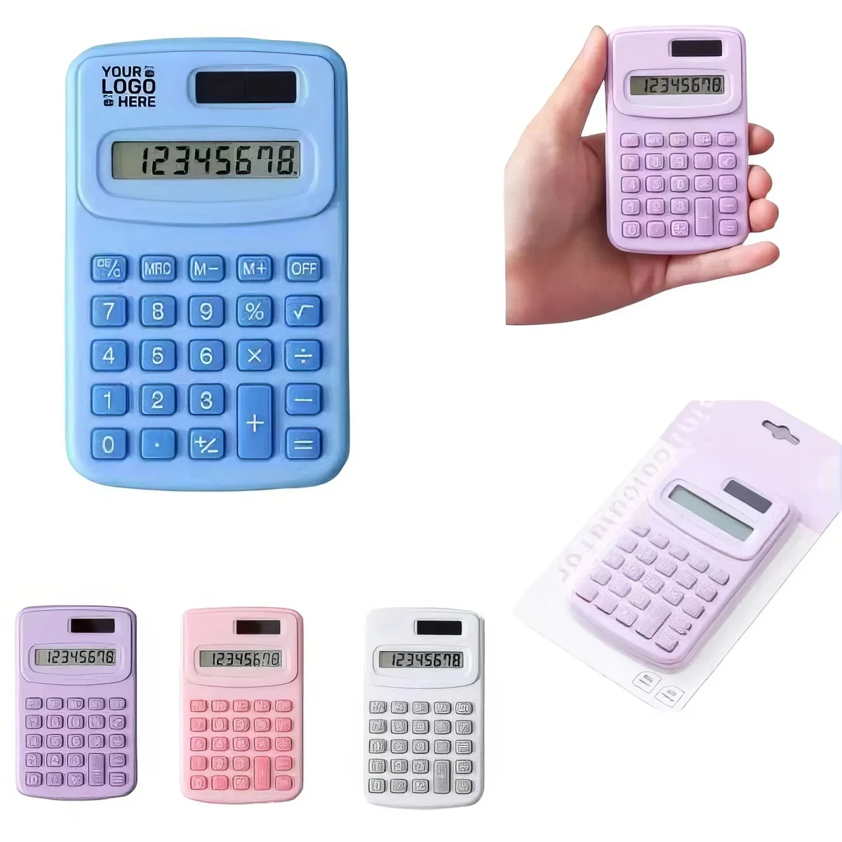 Small Digital Desktop Calculator With 8 Digits LCD Display 1