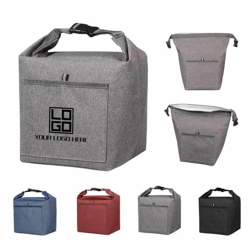 Bellevue Heathered Polyester Insulated Lunch Tote