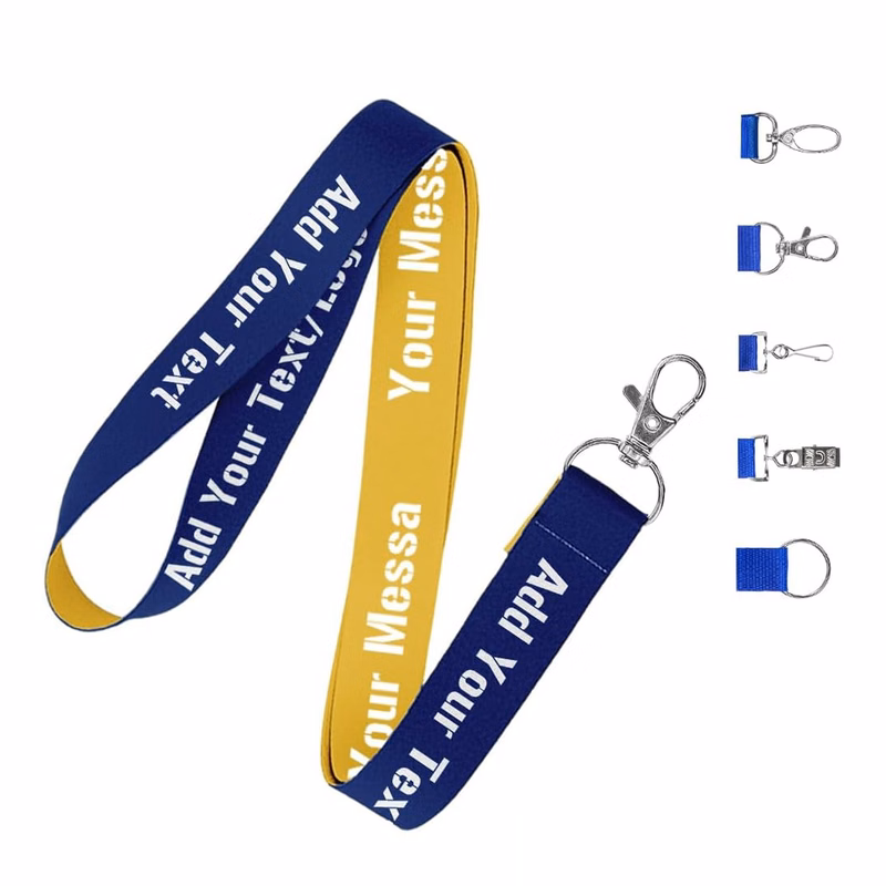 1" Full Color Dye Sublimated Lanyard