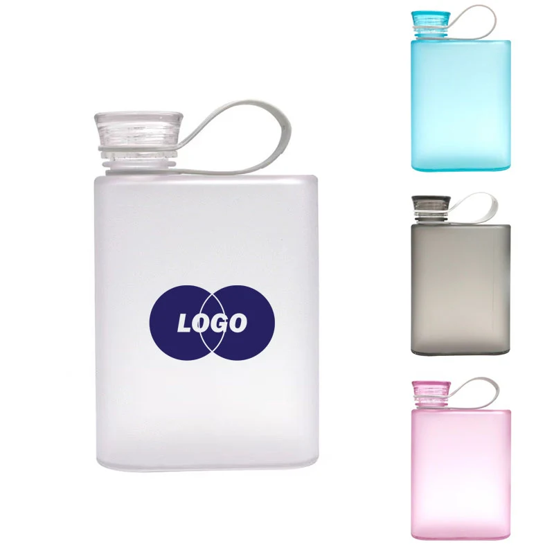 14oz A5 Memo Flat Water Bottle 1