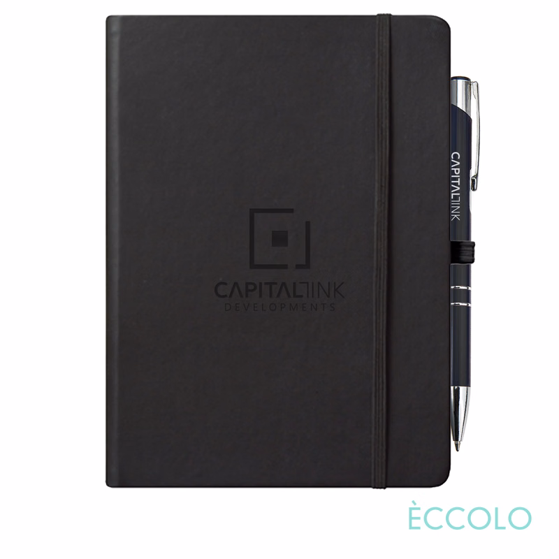 Eccolo® Cool Journal/Clicker Pen - (L)