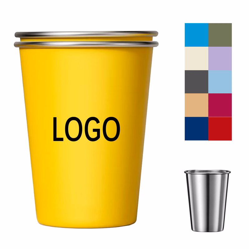 Stainless Steel Cup 12 Oz Drinking Mug