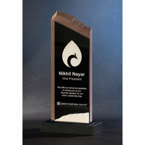Artistic Expressions Crystal On The Rocks Award