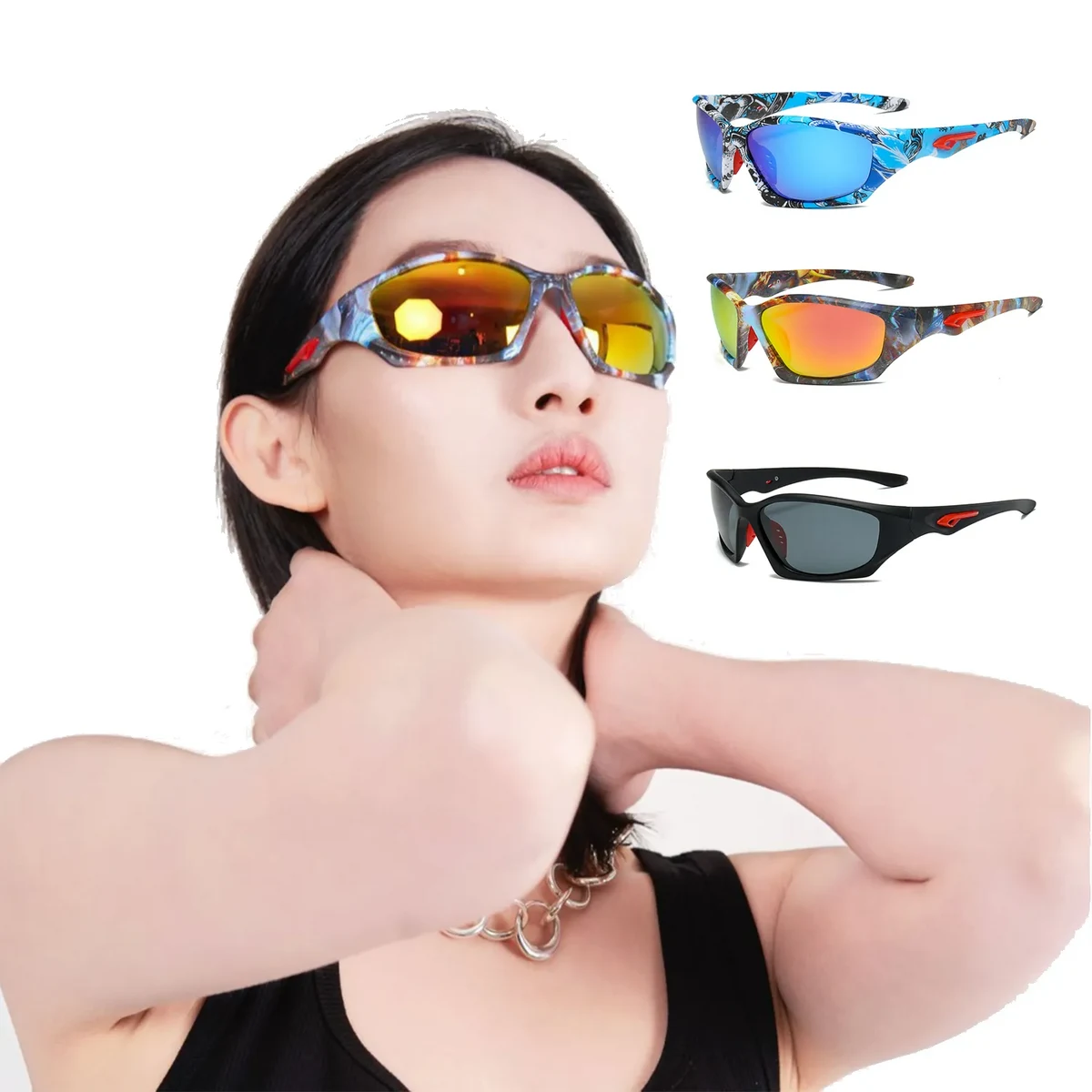 PC Print Polarized Sunglasses 1